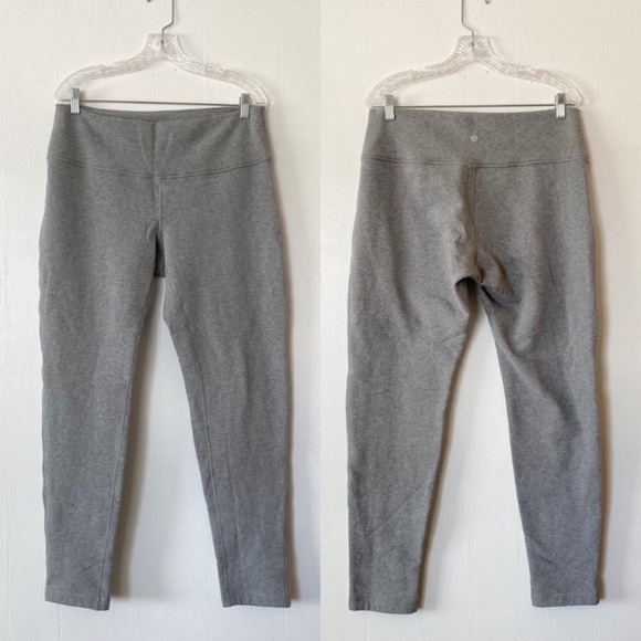 9.Lululemon Wunder Lounge Pant 28" *Updated FitHeathered Core Medium Grey - Picture 6 of 16